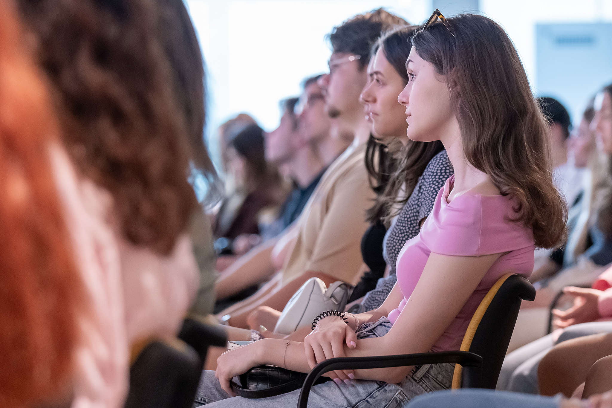 Many students showed interest in Dr Glenn Tiffert's lecture, and the auditorium of the Győr Science Park at Sz&eacute;chenyi Istv&aacute;n University was packed for the event.(