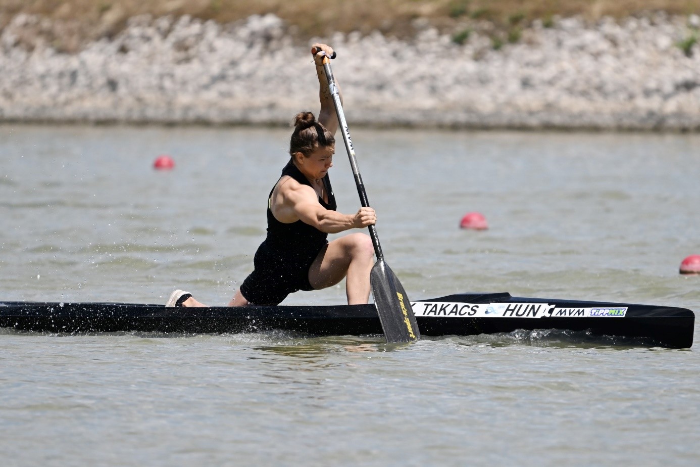 Kincső Takács will paddle in the 200-meter event in Paris.