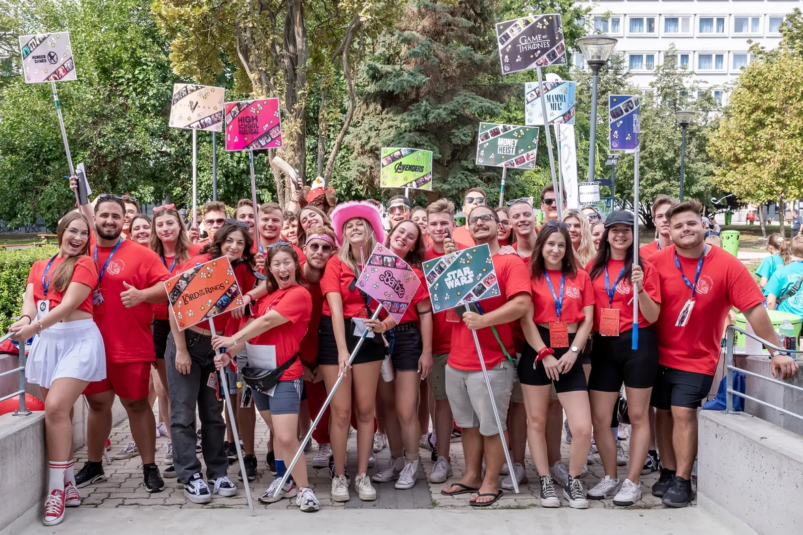 Pictures from the first day of the Freshers’ Week 