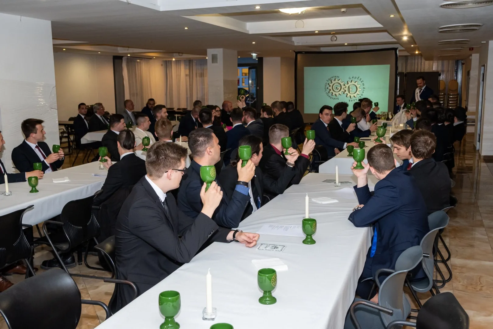 Holding a special place among the Department and Faculty evenings is the Mechanical Engineers’ party, held in the tradition of Selmec. (Photo: Dániel Seesink - Helix Event Management Office)