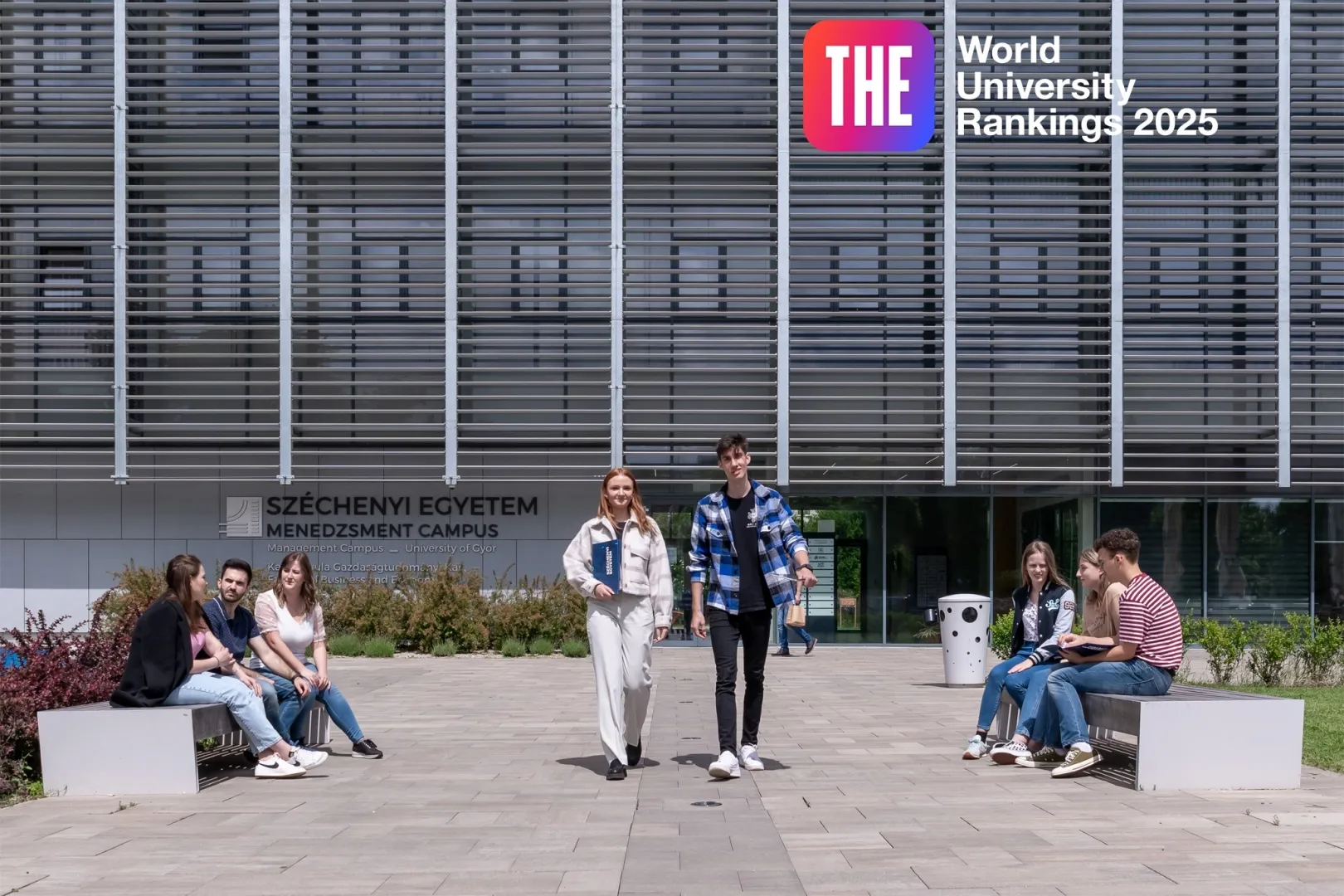 Széchenyi István University has been featured in the Times Higher Education World Rankings for the second time, which is a guarantee for students, partners and the region for the high quality of the institution's education and research activities (Photo: András Adorján)