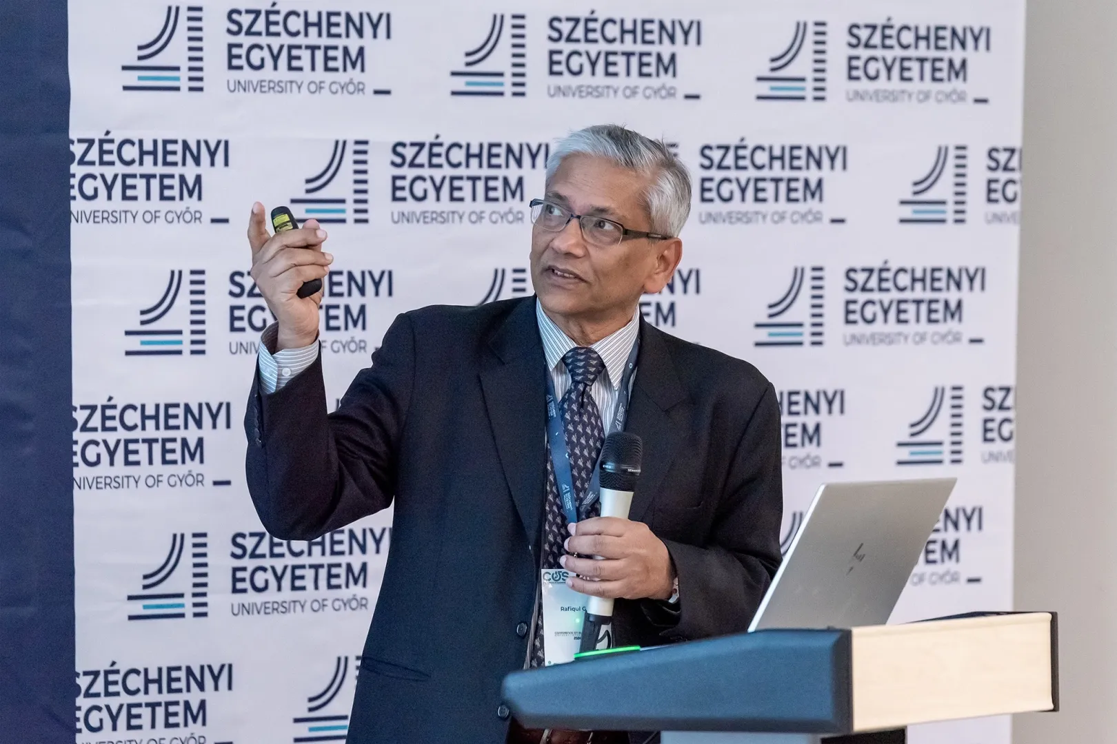 Dr Rafiqul Gani, Research Professor at Széchenyi István University. (Photo by András Adorján)