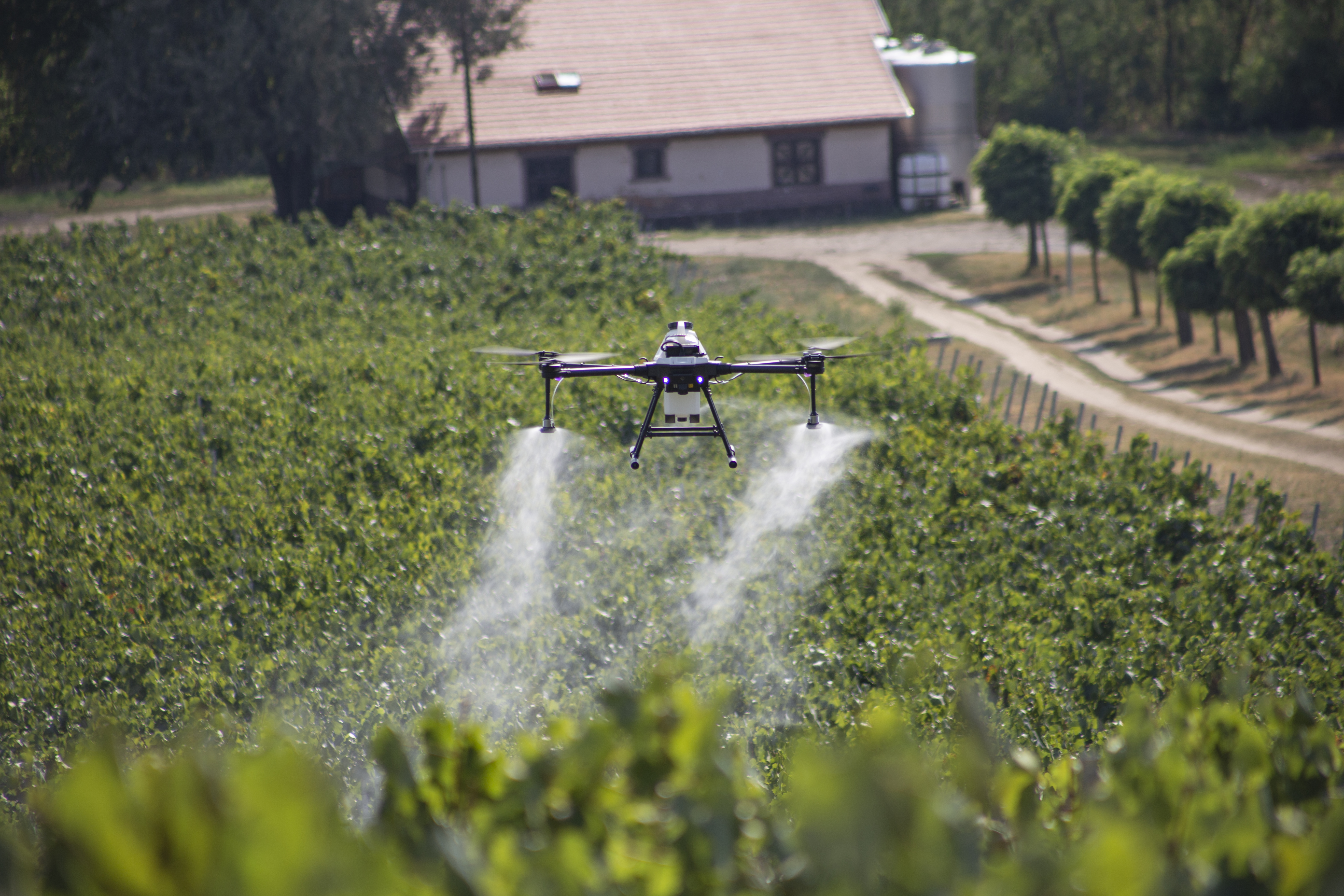 Széchenyi István University played a pivotal role in developing the spray drone. (Photo: ABZ Innovation Kft.)