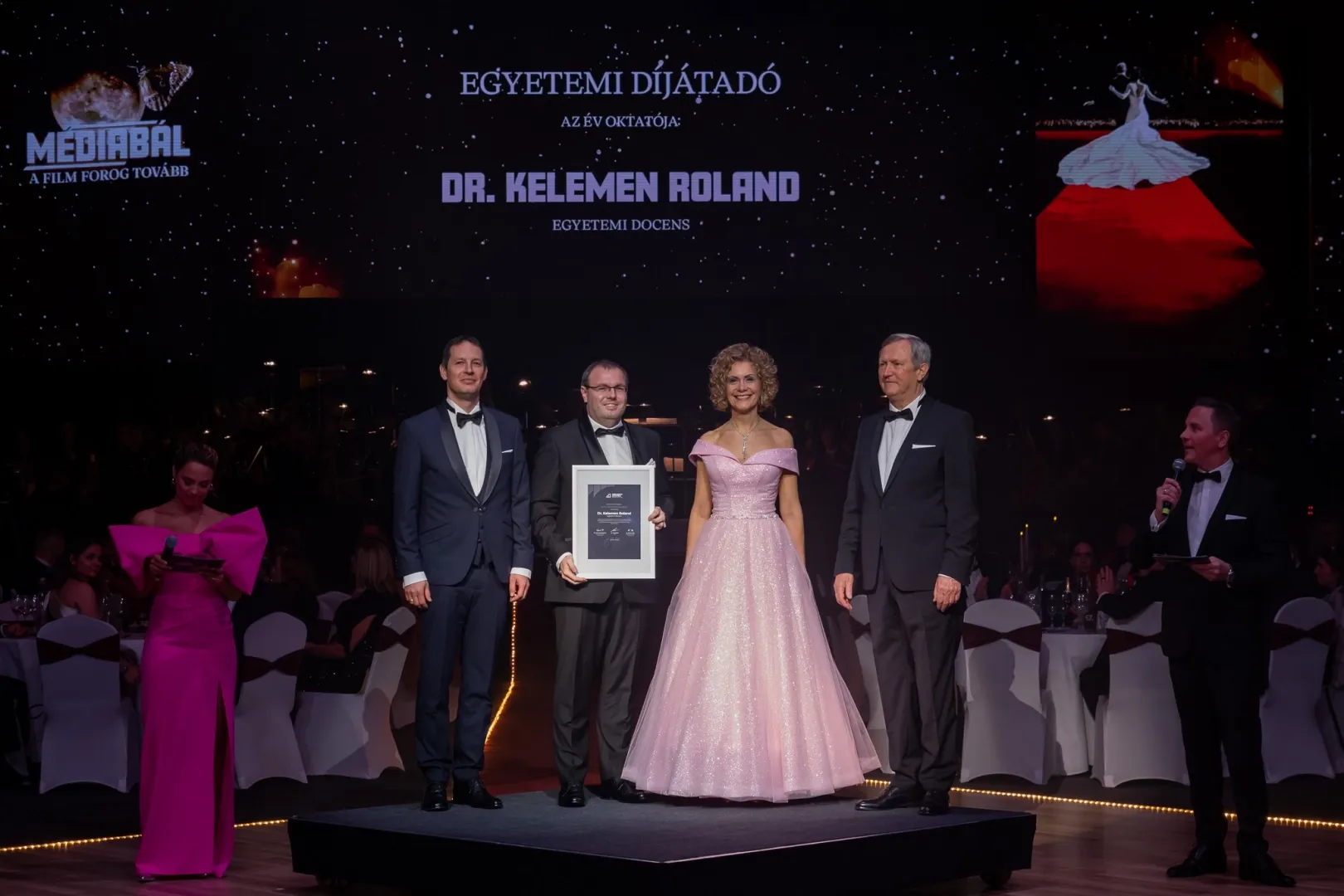 Dr Roland Kelemen was awarded the Educator of the Year 2024 Award (Photo: András Adorján)