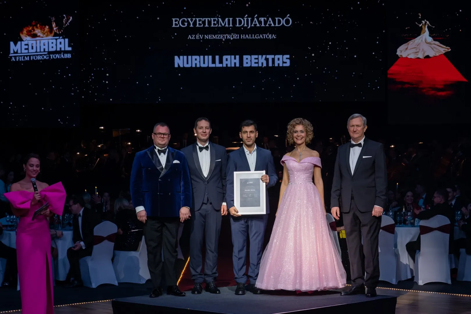 The International Student of the Year 2024 Award was awarded to Turkish student Nurullah Bektaş. (Photo: András Adorján)