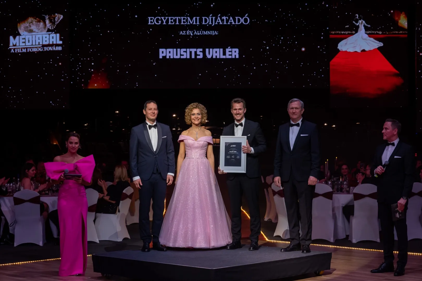 The Alumnus of the Year 2024 Award was received by Valér Pausits. (Photo: András Adorján)