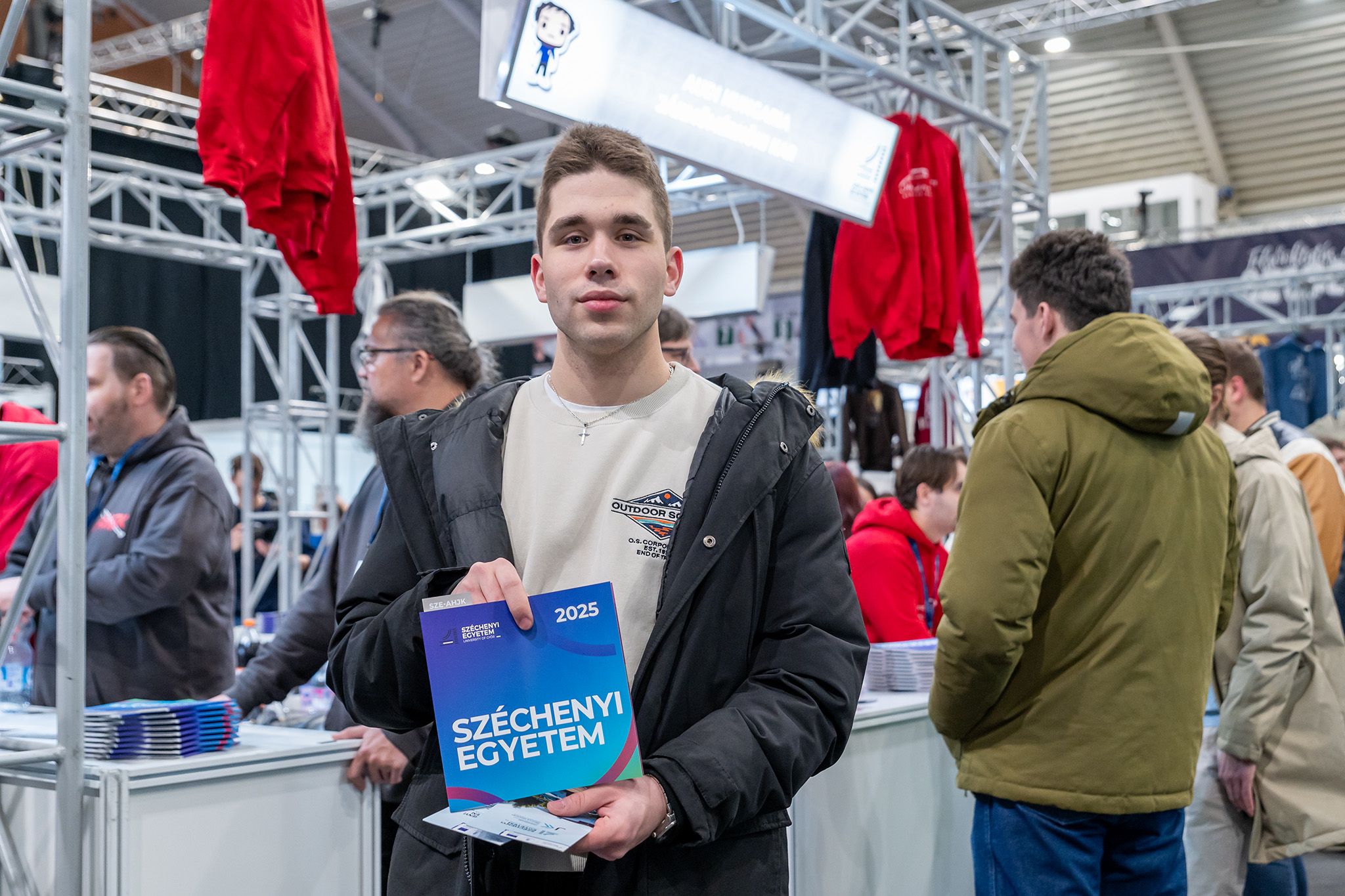 Levente Bognár came from Papa to the Open Day (Photo: András Adorján)