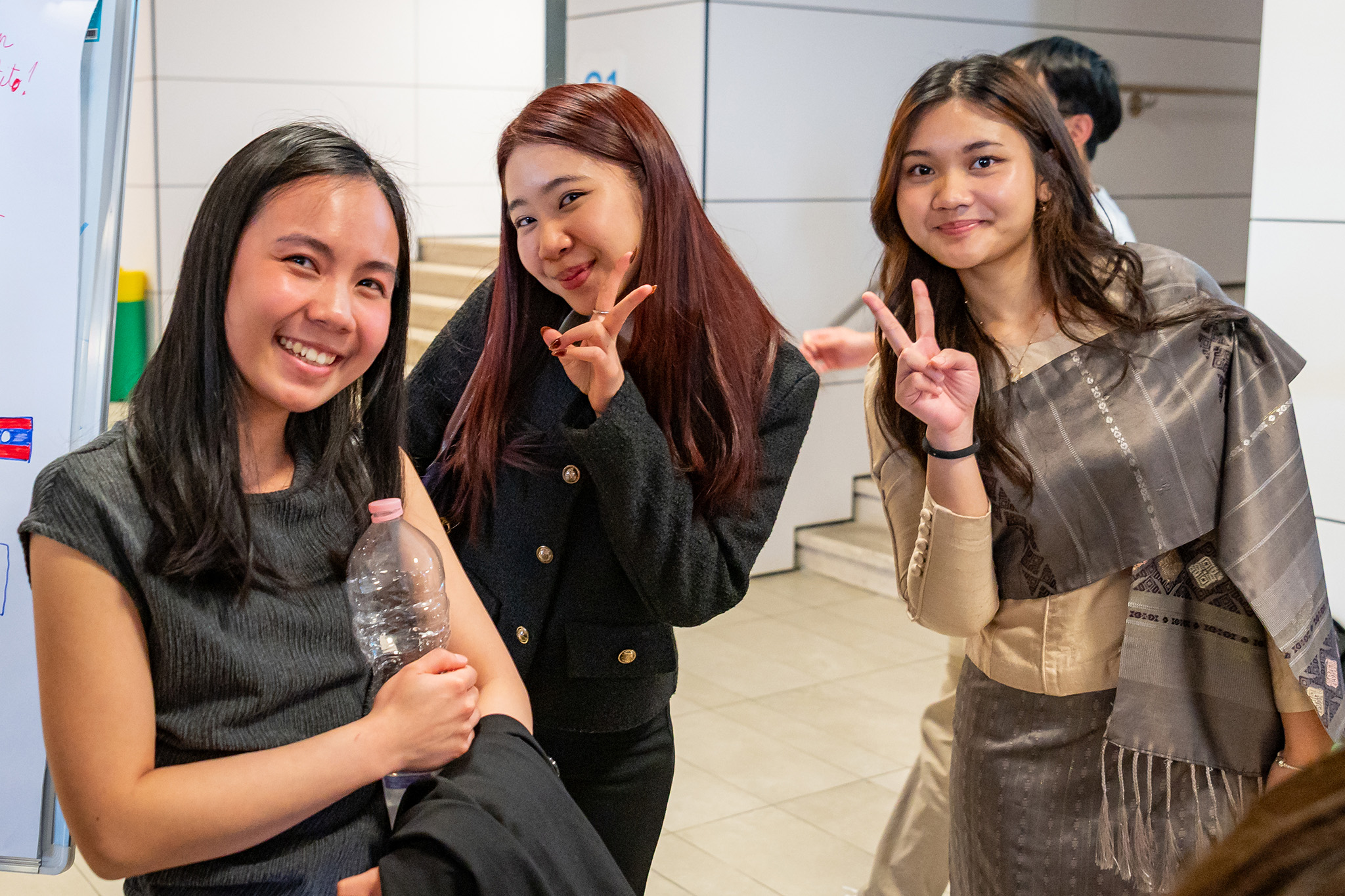 International Students once again showcased culinary specialities from their home countries in the Atrium (Photos: András Adorján, Máté Dudás, Bettina Korinek, Gergely Nagy)