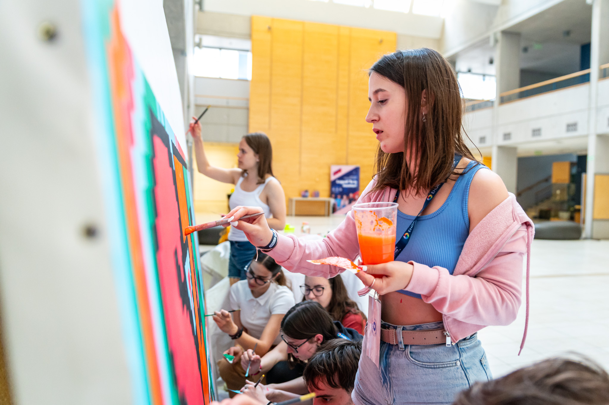 International Students once again showcased culinary specialities from their home countries in the Atrium (Photos: András Adorján, Máté Dudás, Bettina Korinek, Gergely Nagy)
