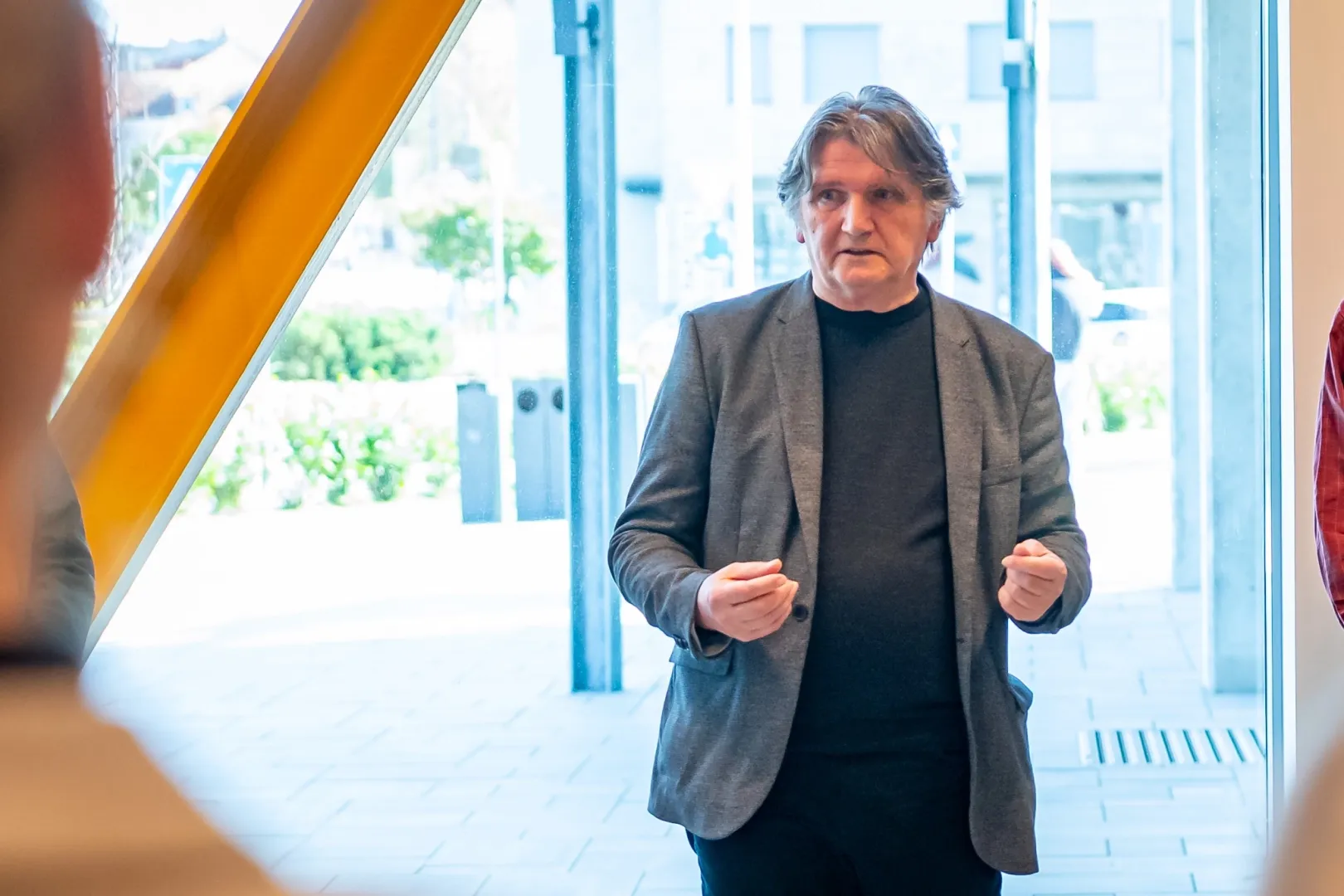 Gábor U. Nagy, Head of the Department of Architecture, underlined that the “Al/Ku” Week involved over two hundred students and fostered inspiring collaboration (Photo: Gergely Nagy)