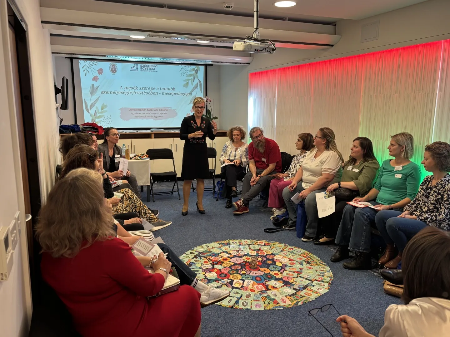 … and Dr Viktória Kövecsesné Gősi, Director of the Centre for Teacher and Educator Training at Széchenyi István University.