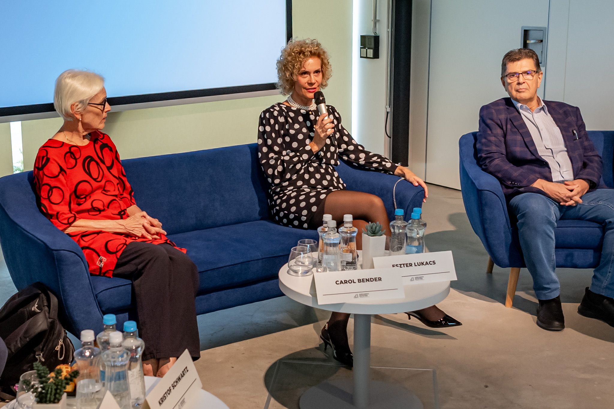 Dr Eszter Lukács, Vice President for International Affairs and Strategic Relations at Széchenyi István University, also spoke about the institution’s achievements in internationalisation at the event (Photo: Adorján András)