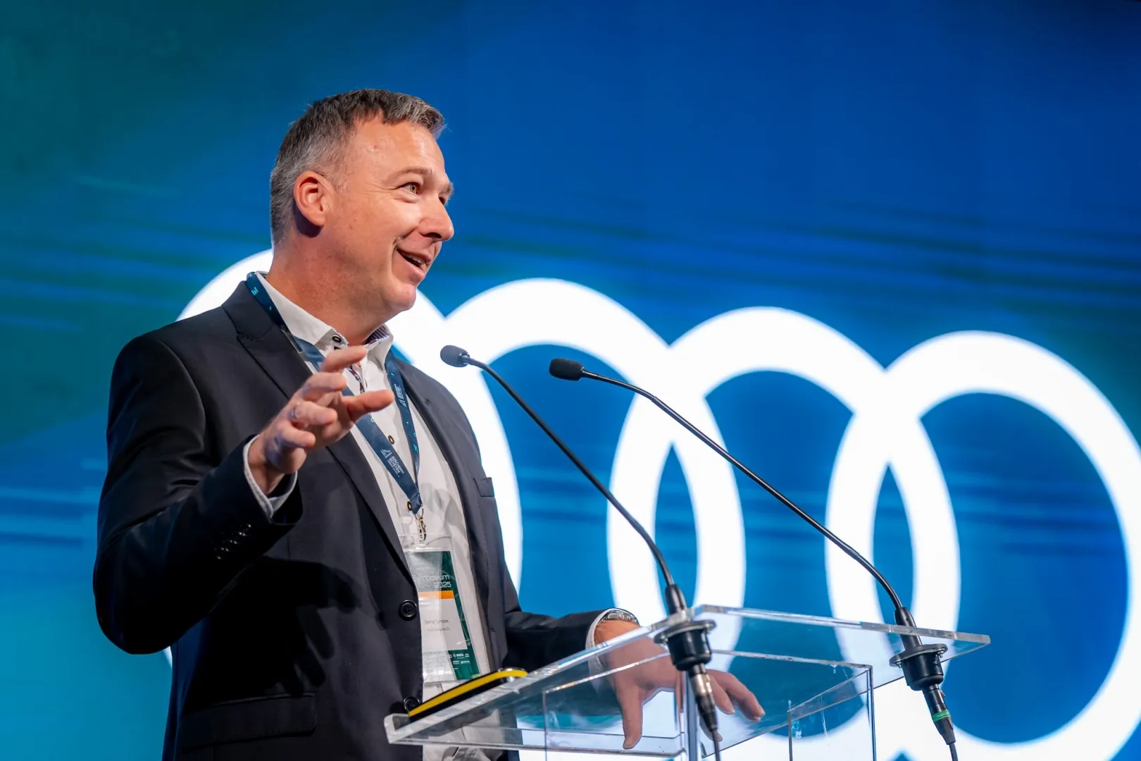 Barna Tumpek, Head of Audi Hungaria’s Strength and Durability division, emphasised the importance of skills required on the labour market (Photo: András Adorján)