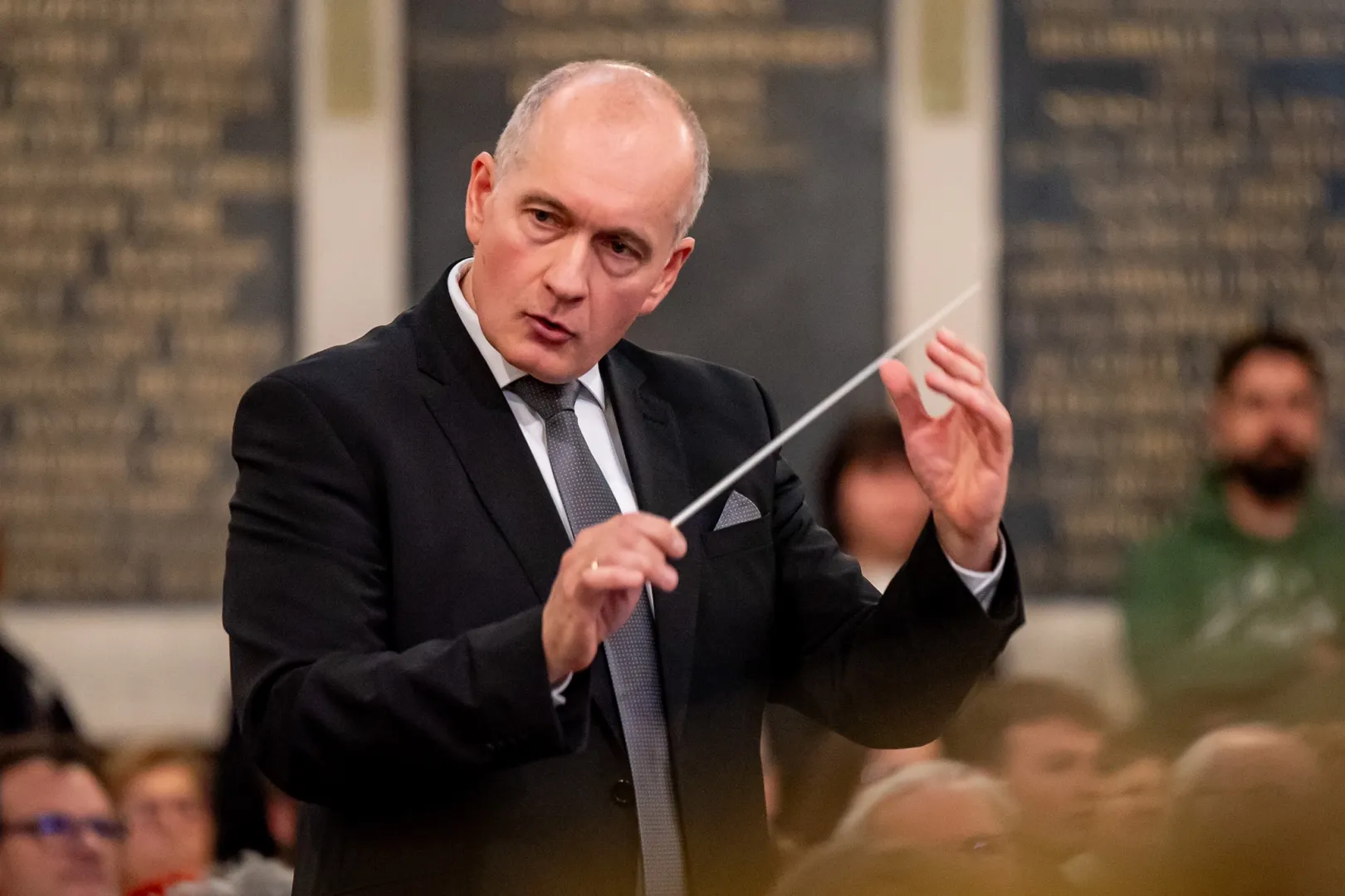 Ferenc Szabó, Hidas Frigyes Award-winning conductor of the Győr Symphonic Band, and music lecturer at Széchenyi István University’s Faculty of Design and Performance Arts. (Photo: András Adorján)