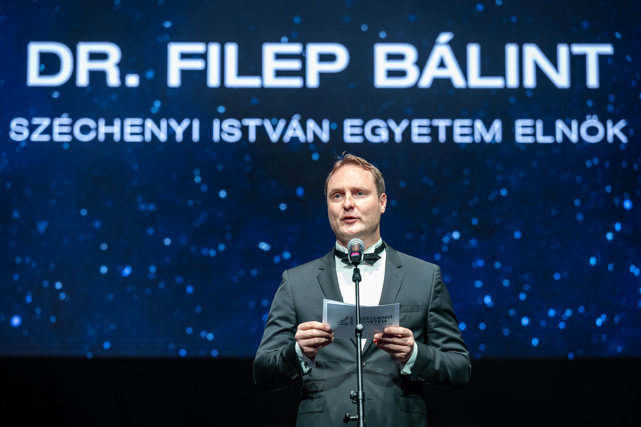 Dr Bálint Filep, President of the host Széchenyi István University (Photo: Máté Dudás)