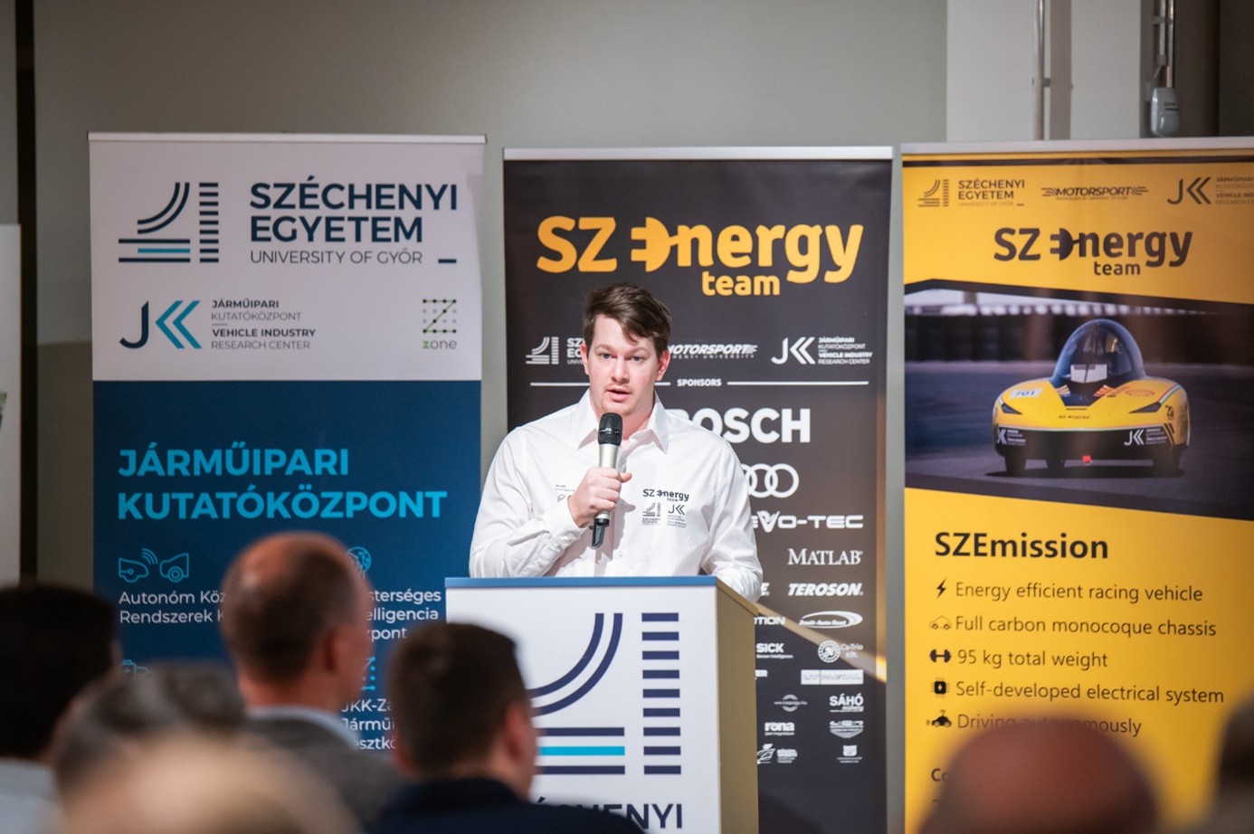 Szabolcs Halir added that the goal of the autonomous developments is not only more efficient obstacle avoidance, but also the reduction of energy consumption (Photo: Balázs Miklós)