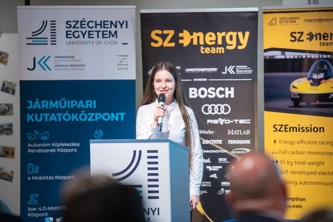 Veronika Végső spoke about the marketing division’s achievements this year (Photo: Balázs Miklós)