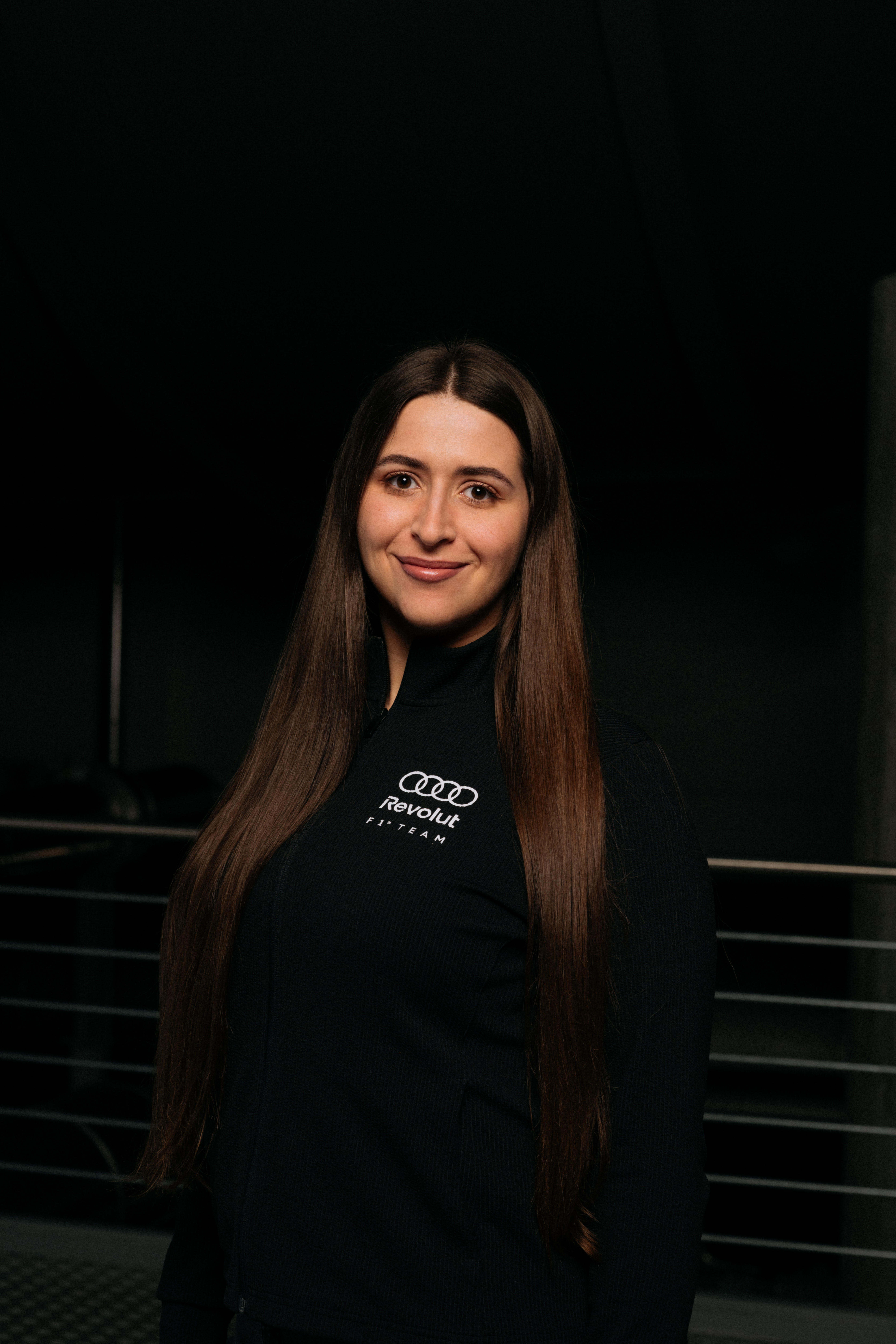 Anna Szakonyi, junior project manager of the team, is currently also a student at Széchenyi István University (Photo: Audi Revolut F1 Team)