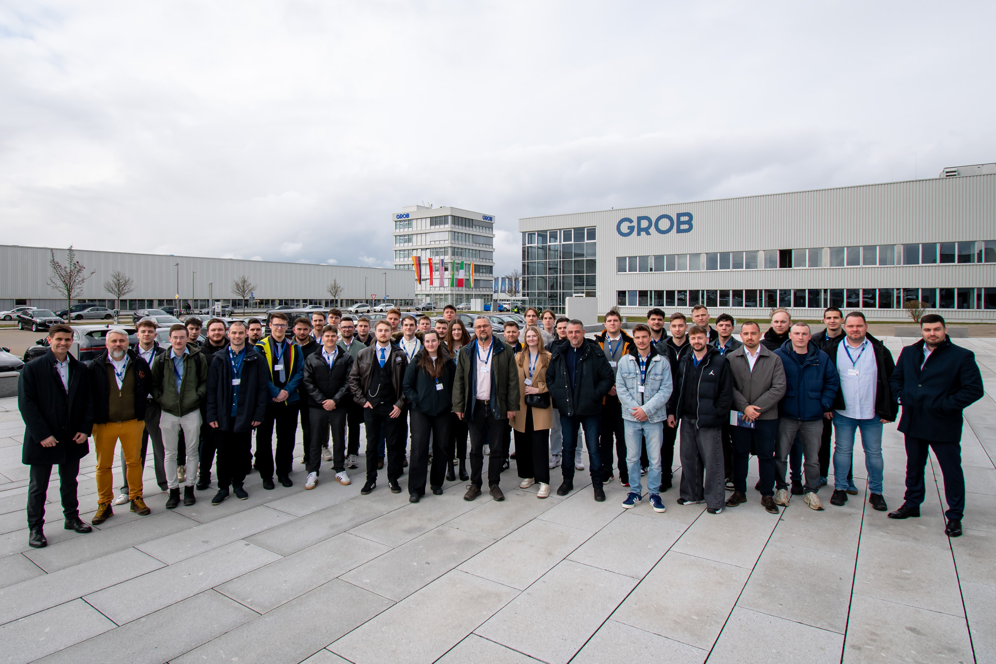 SZE Students Visit 100-year-old GROB Factory and Professional Exhibition in Germany