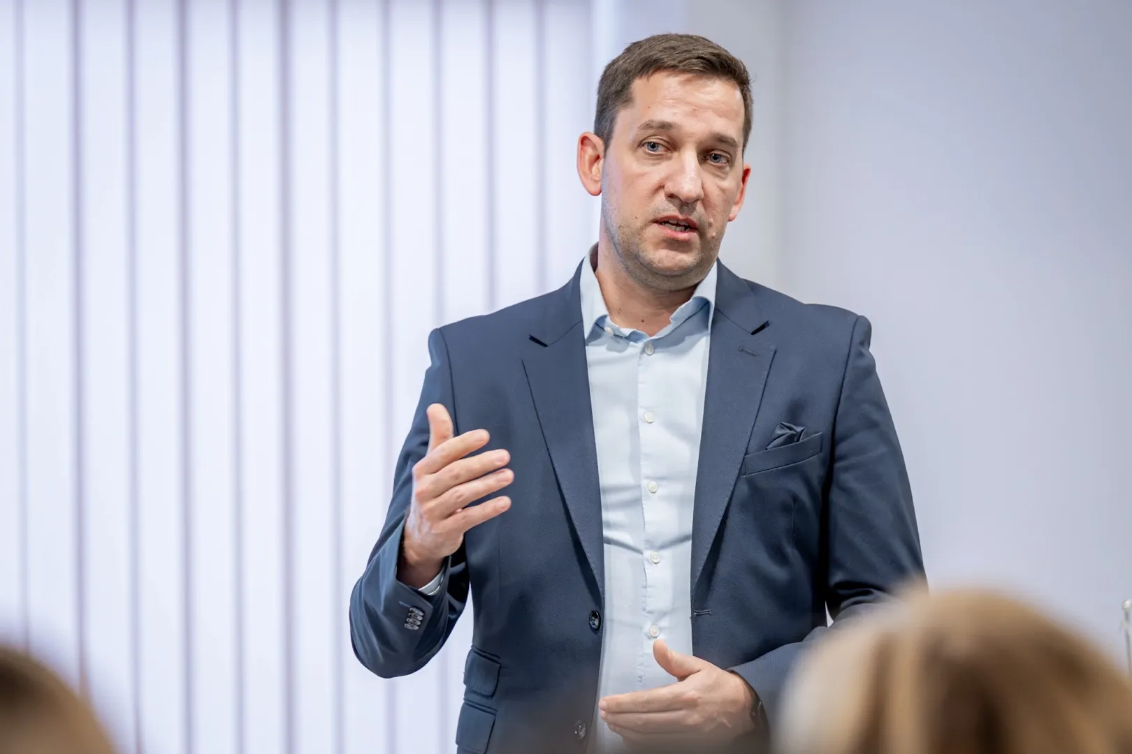 Máté Havas, ETO FC club’s Director of Club Operations and Academy (Photo: András Adorján)