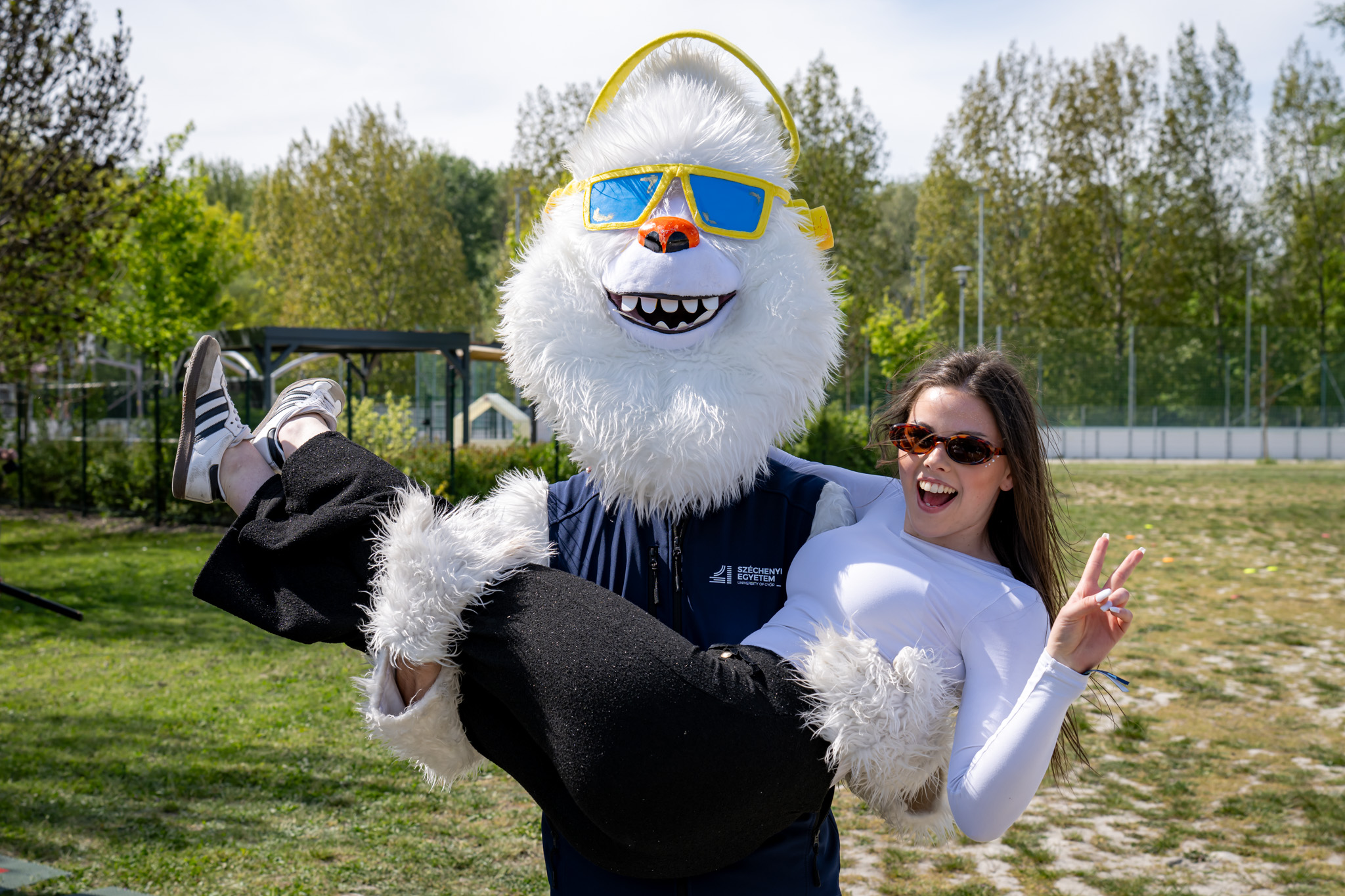 The chill park served as the central location for daytime programmes at SZEN (Photos: András Adorján, Gergely Nagy)