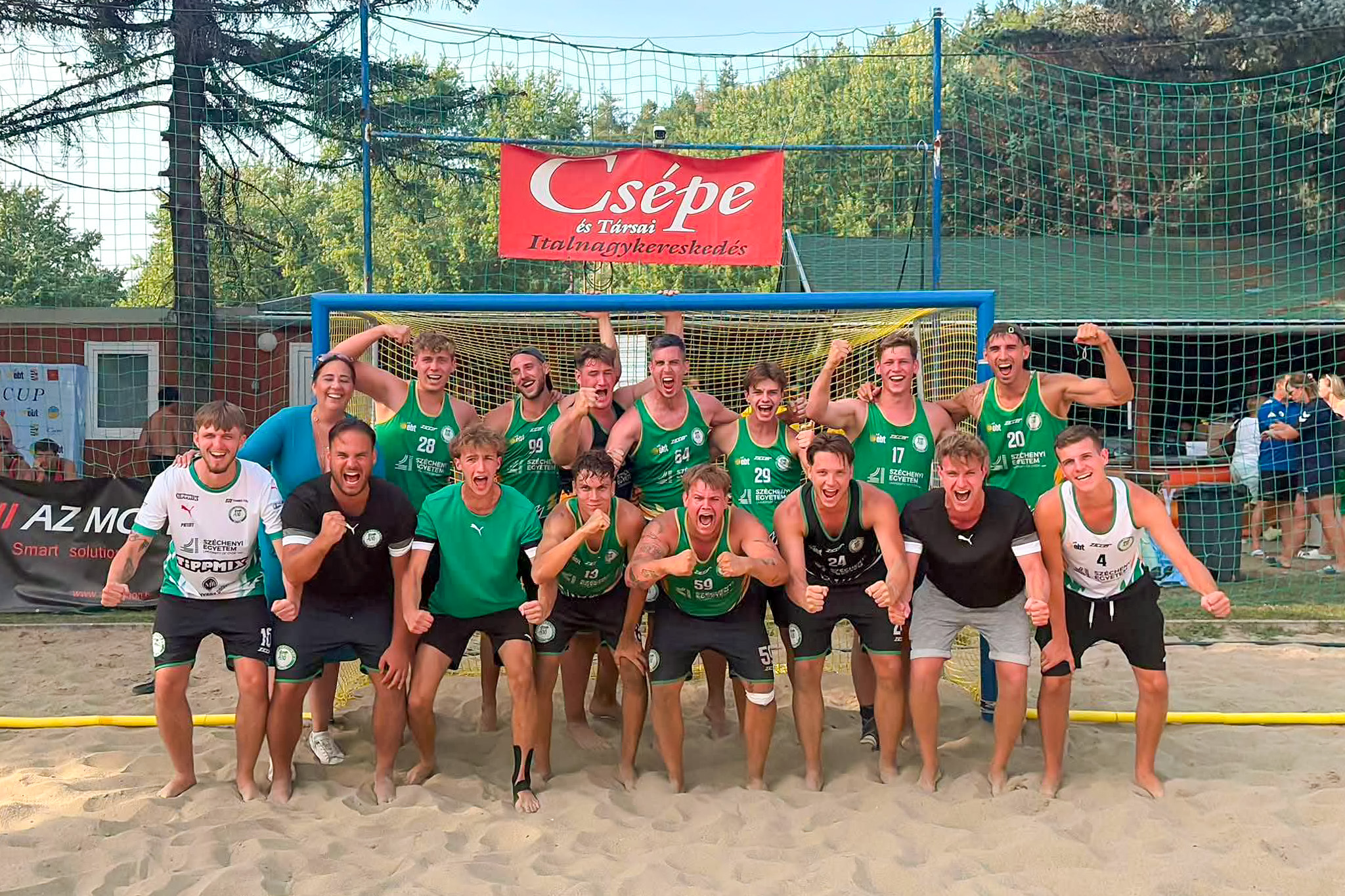 ETO University BHC Reaches the European Club Beach Handball Elite