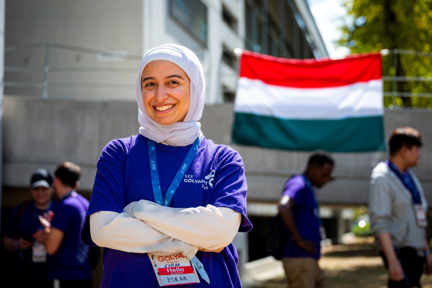 Esraa Nannoush (Photo: Máté Dudás)