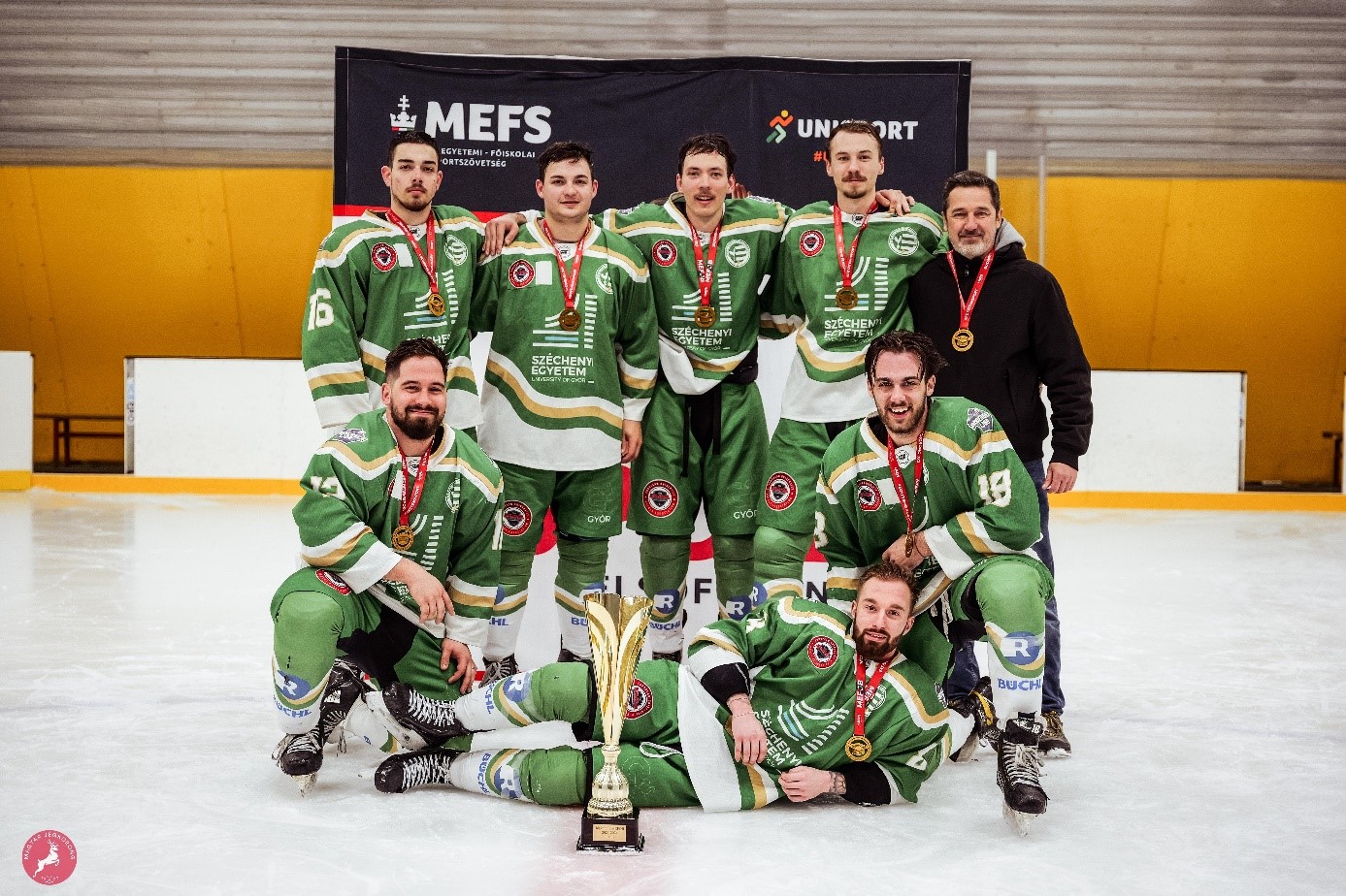 The team of SZE has the Hungarian University-College National Ice Hockey Championship